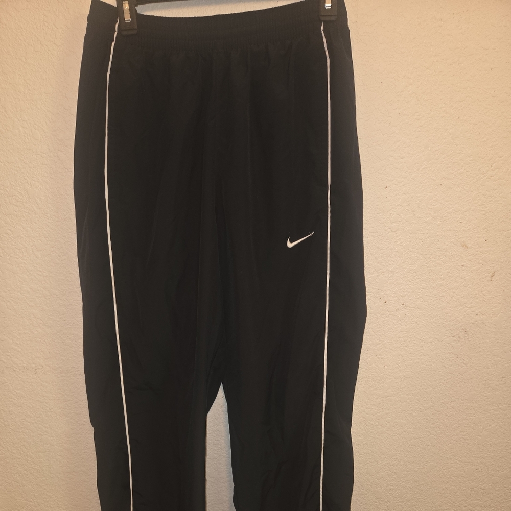 Nike Women's Black And White Track Pants